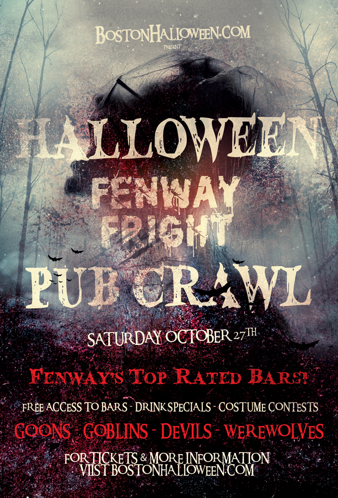 Fenway Boston Fright Night Halloween Pub Crawl