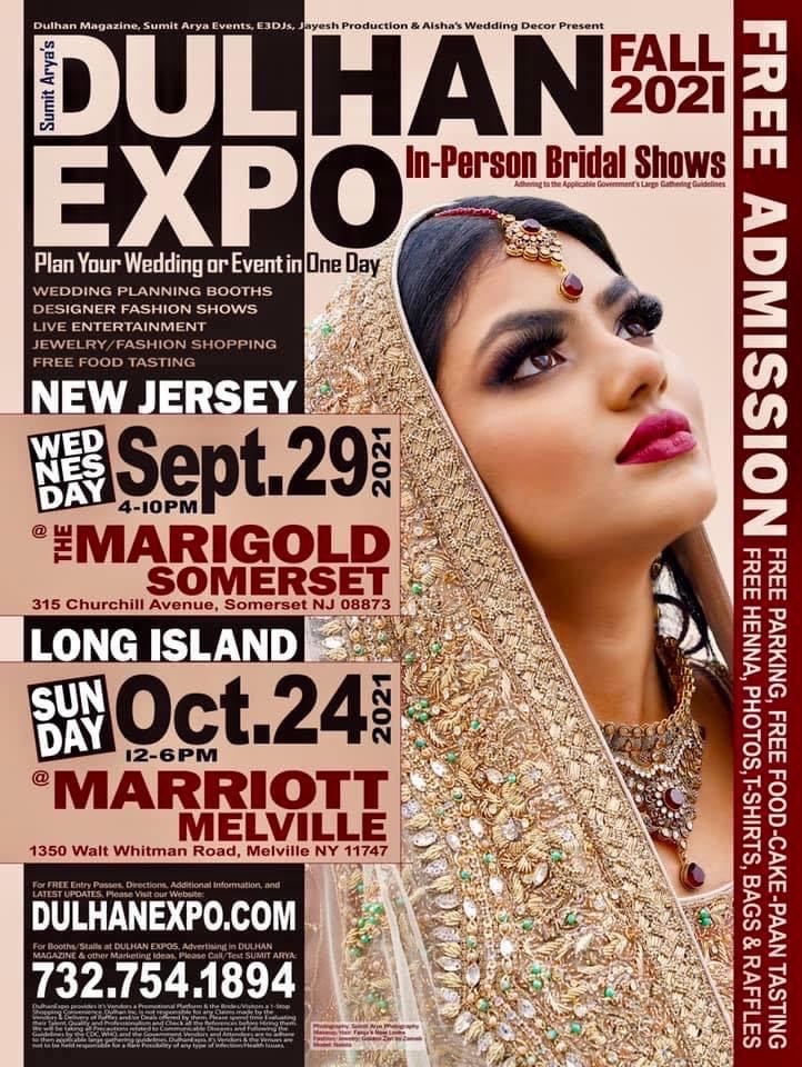 DULHAN EXPO IN-PERSON SOUTH ASIAN BRIDAL SHOW