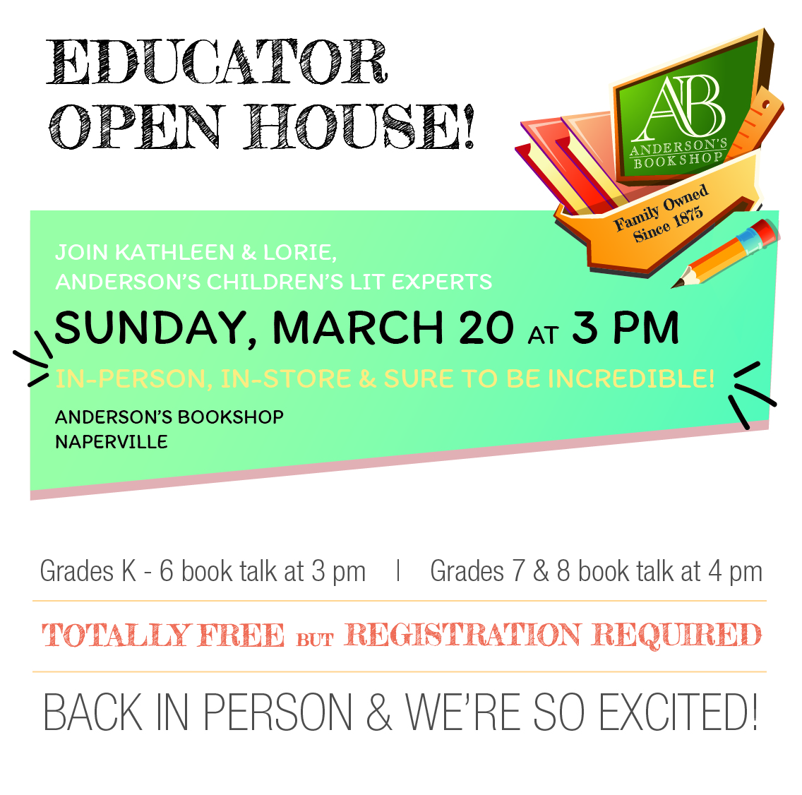 In-Person Educator Open House