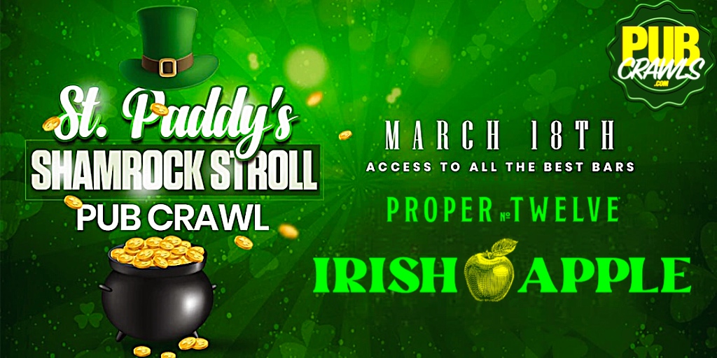 Columbus Shamrock Stroll St Patrick's Day Weekend Bar Crawl