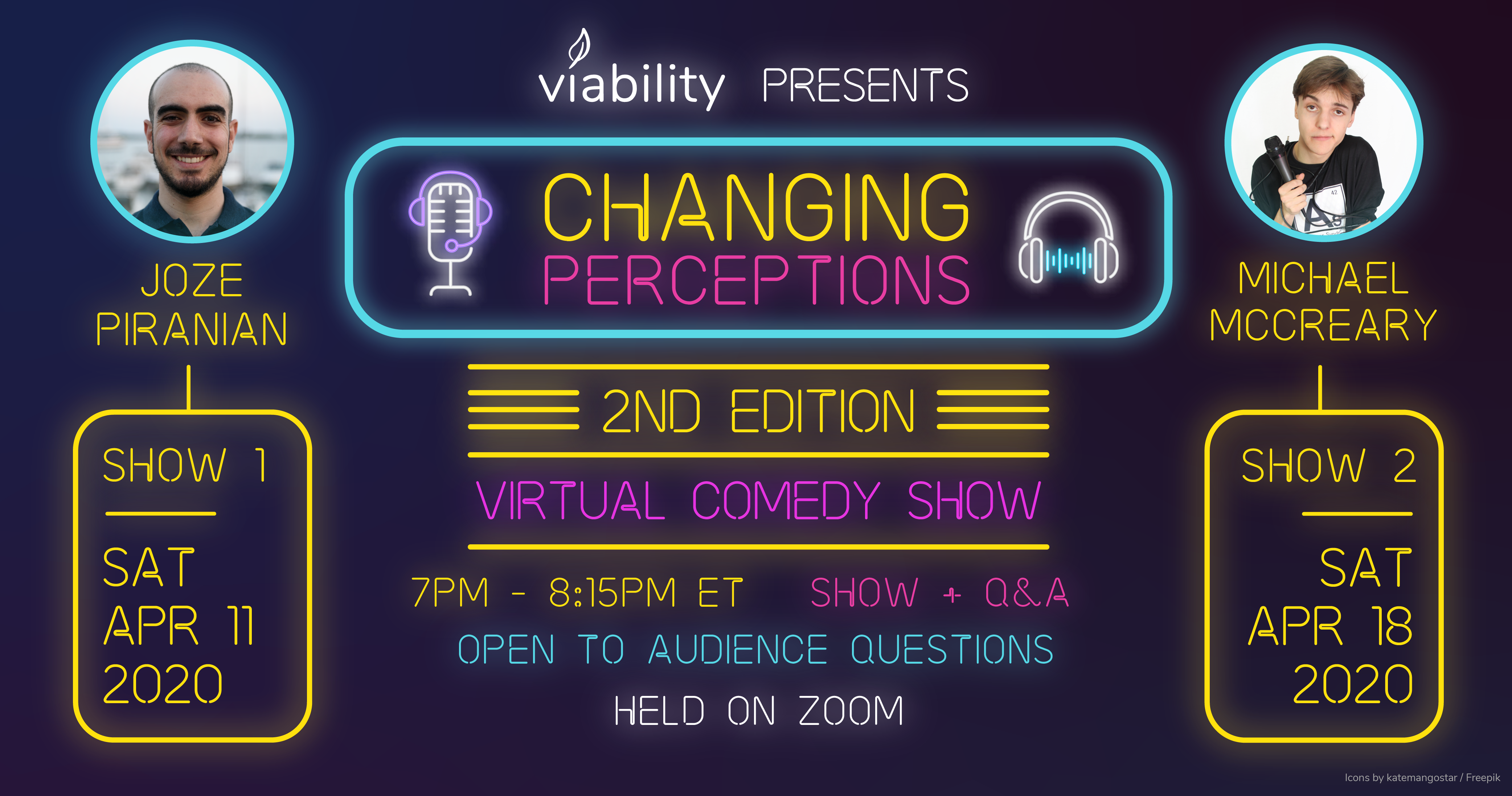 Changing Perceptions - 2nd Edition: Virtual Comedy Show Changing Perceptions - 2nd Edition: Virtual Comedy Show
