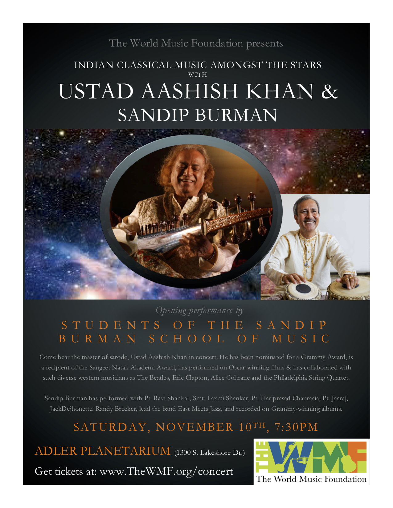 Ustad Aashish Khan & Sandip Burman