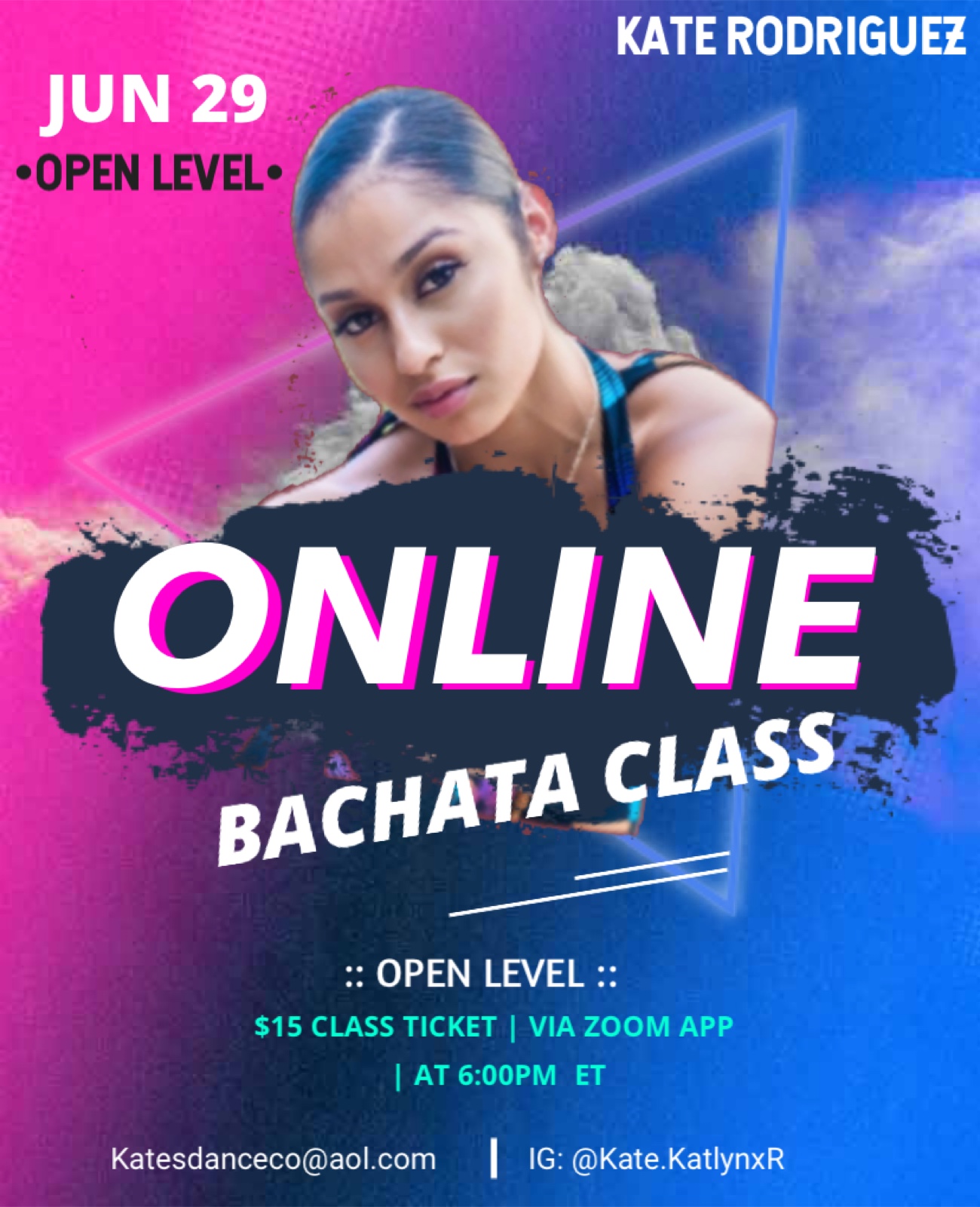 Kate's Virtual Bachata Class
