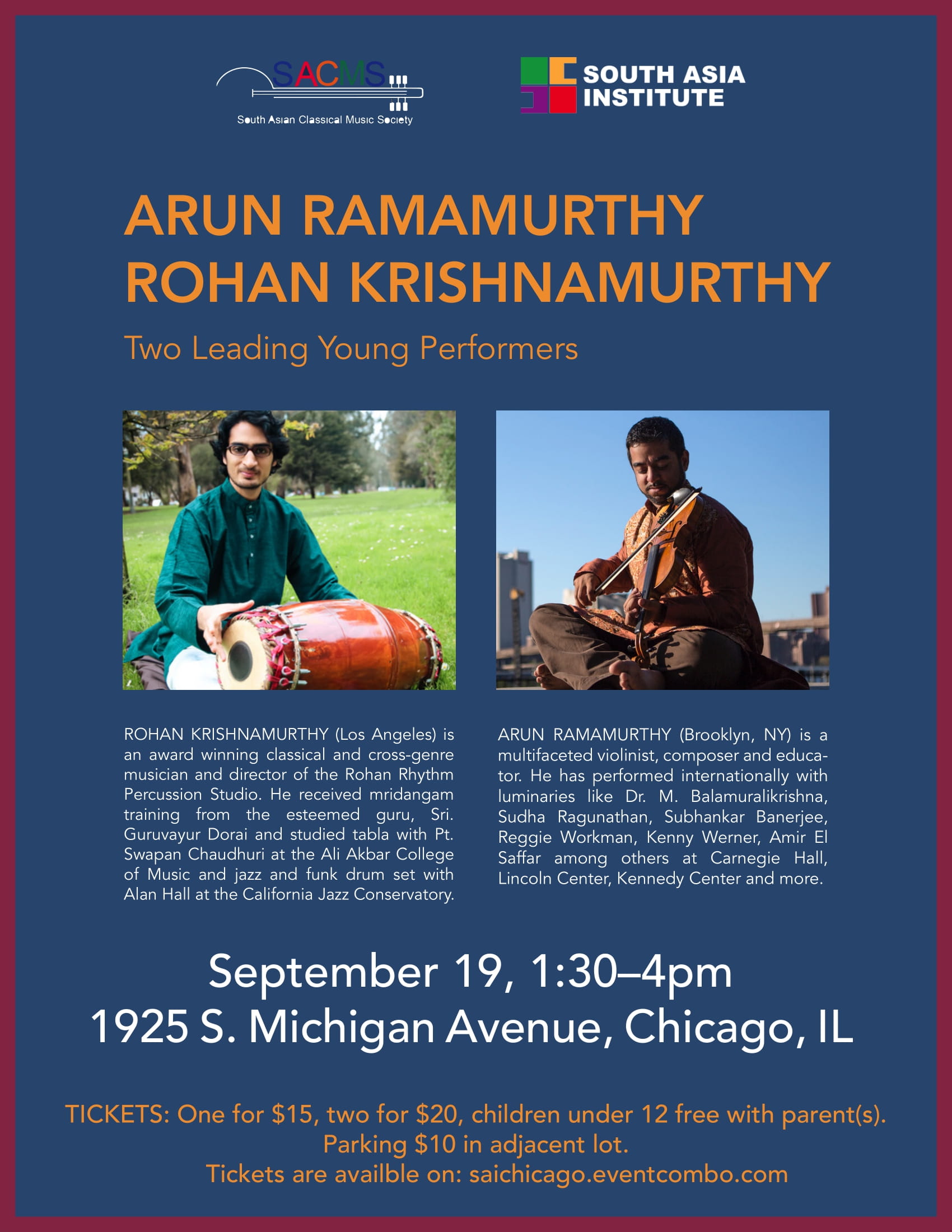 Two Leading Young Performers | Arun Ramamurthy & Rohan Krishnamurthy