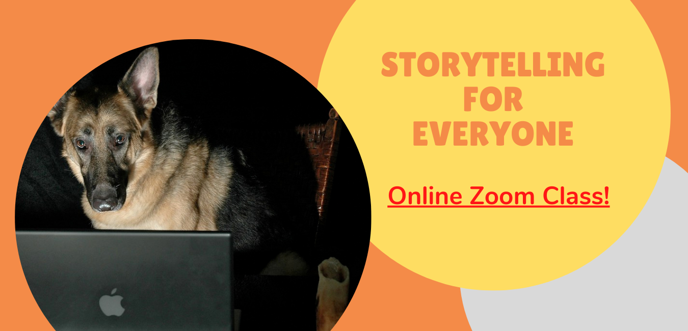 ONLINE Storytelling For Everyone: Four Week Course in Personal Narrative (Wednesdays In Sept/Oct)