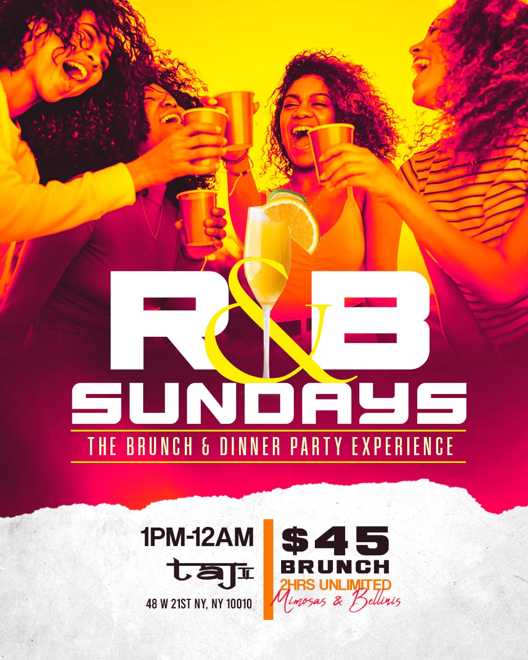 Taj Lounge July 4th R&B Sunday Brunch 2021