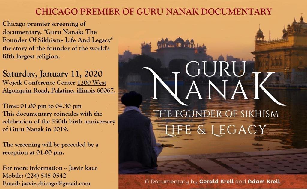 Chicago Premiere of Guru Nanak - Life & Legacy
