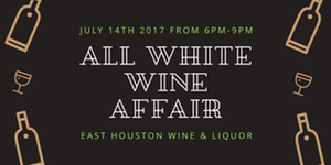 The All White Wine Affair!