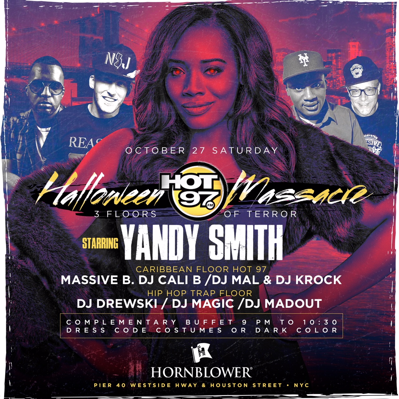 Hot 97 Halloween Massacre Yacht Party Hosted by Yandy Smith