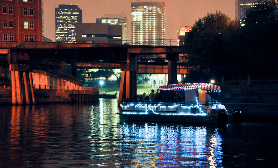 Christmas Cruises at Buffalo Bayou