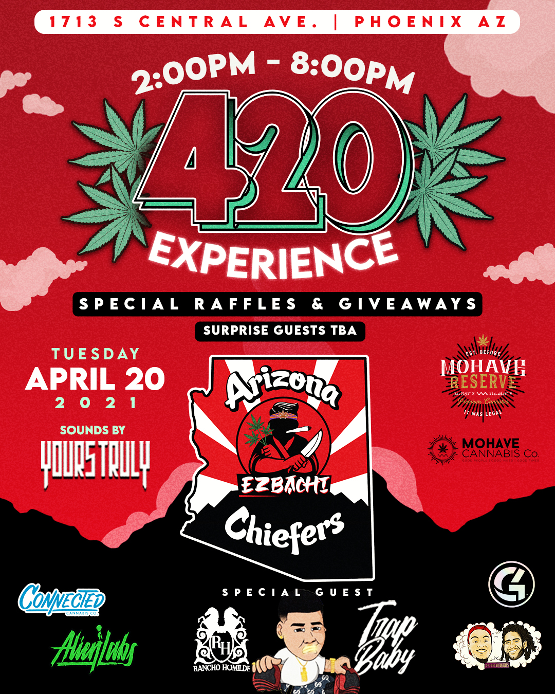Arizona Chiefers & EZBACHI 420 Event