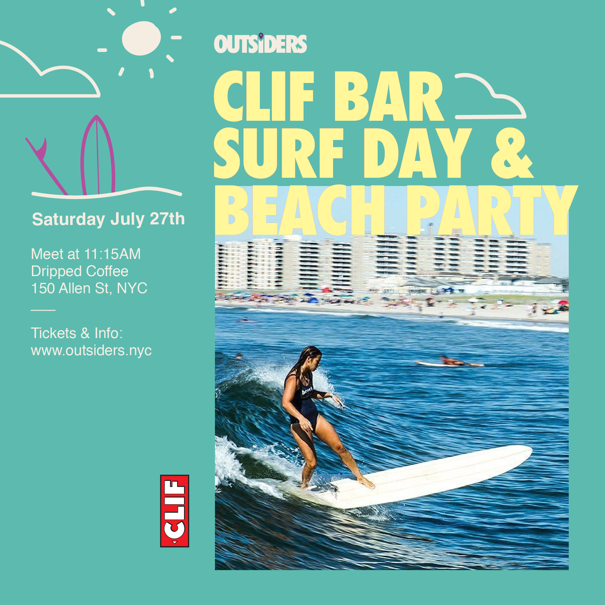 Clif Bar Surf Day & Beach Party Clif Bar Surf Day & Beach Party