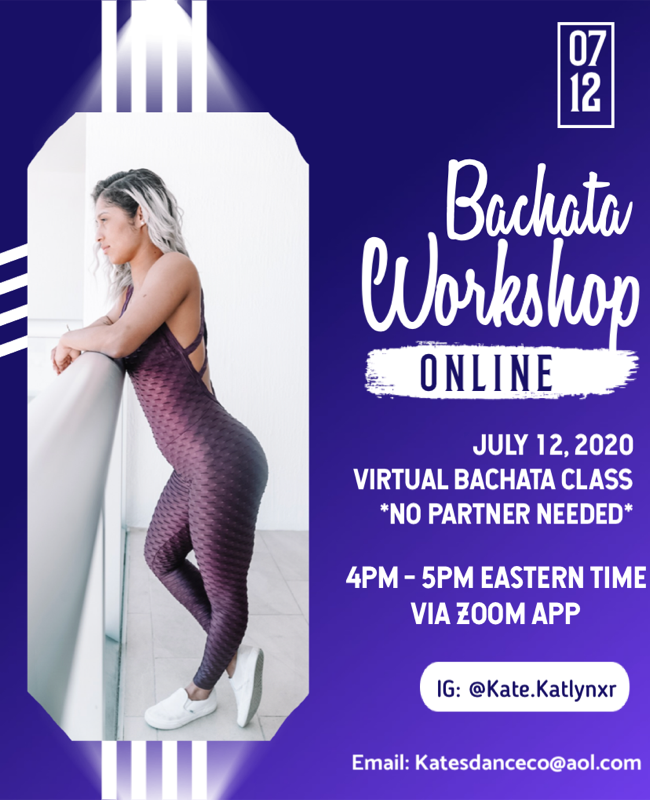 Kate’s Virtual Bachata Class