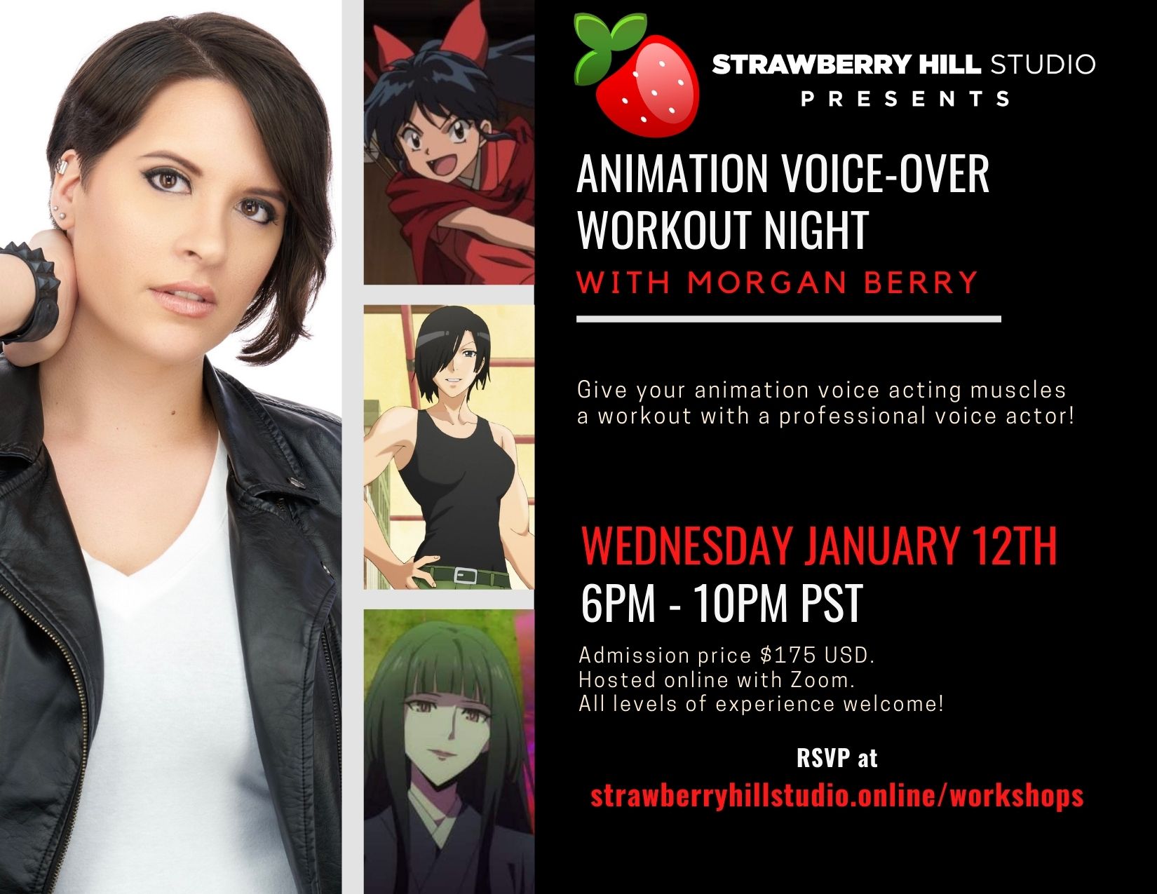 Animation Voice-Over Workout Night w/ Morgan Berry