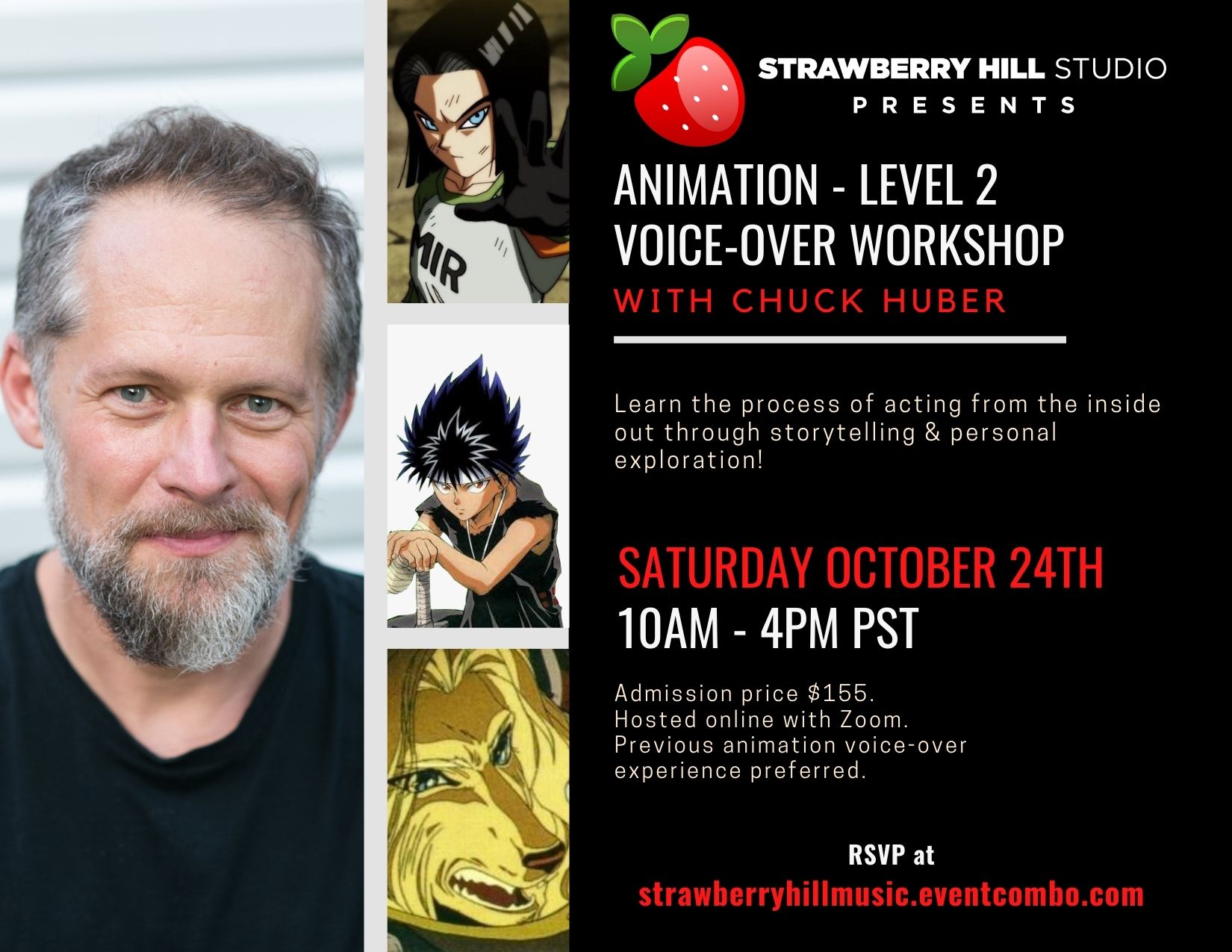 Animation Voice Acting - Level 2 w/ Chuck Huber