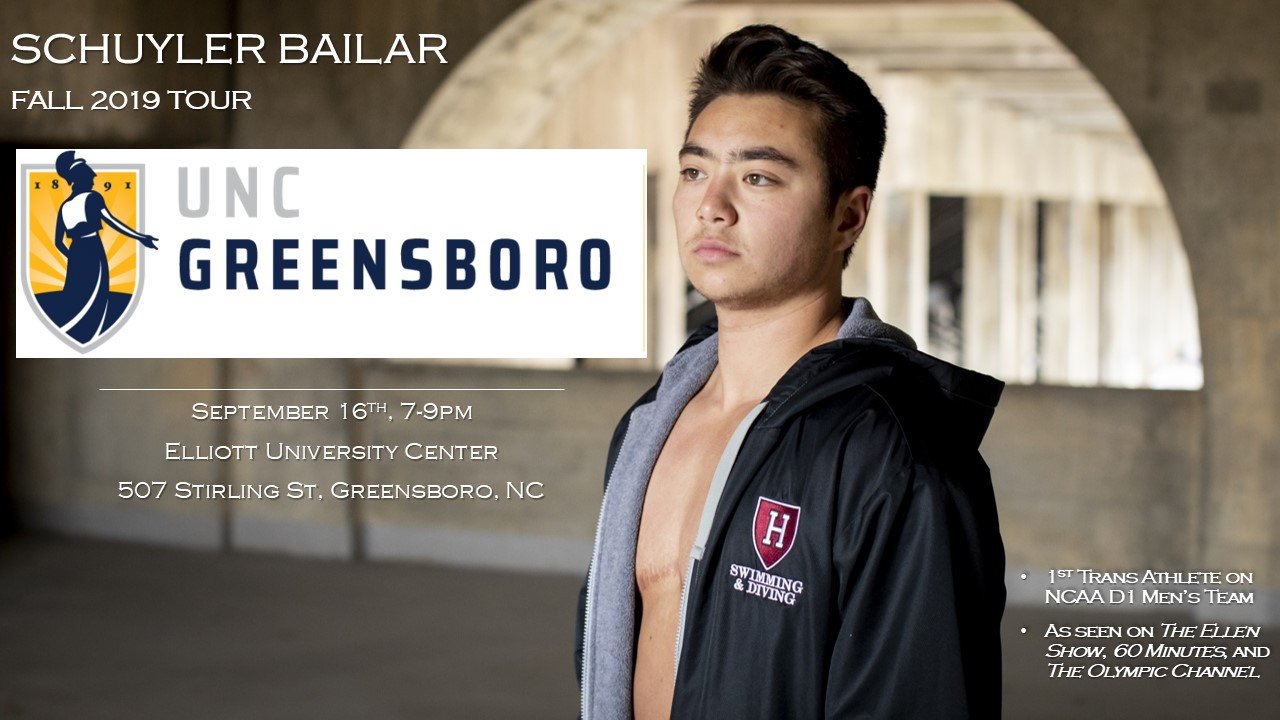 Schuyler Bailar Speaks at UNC Greensboro