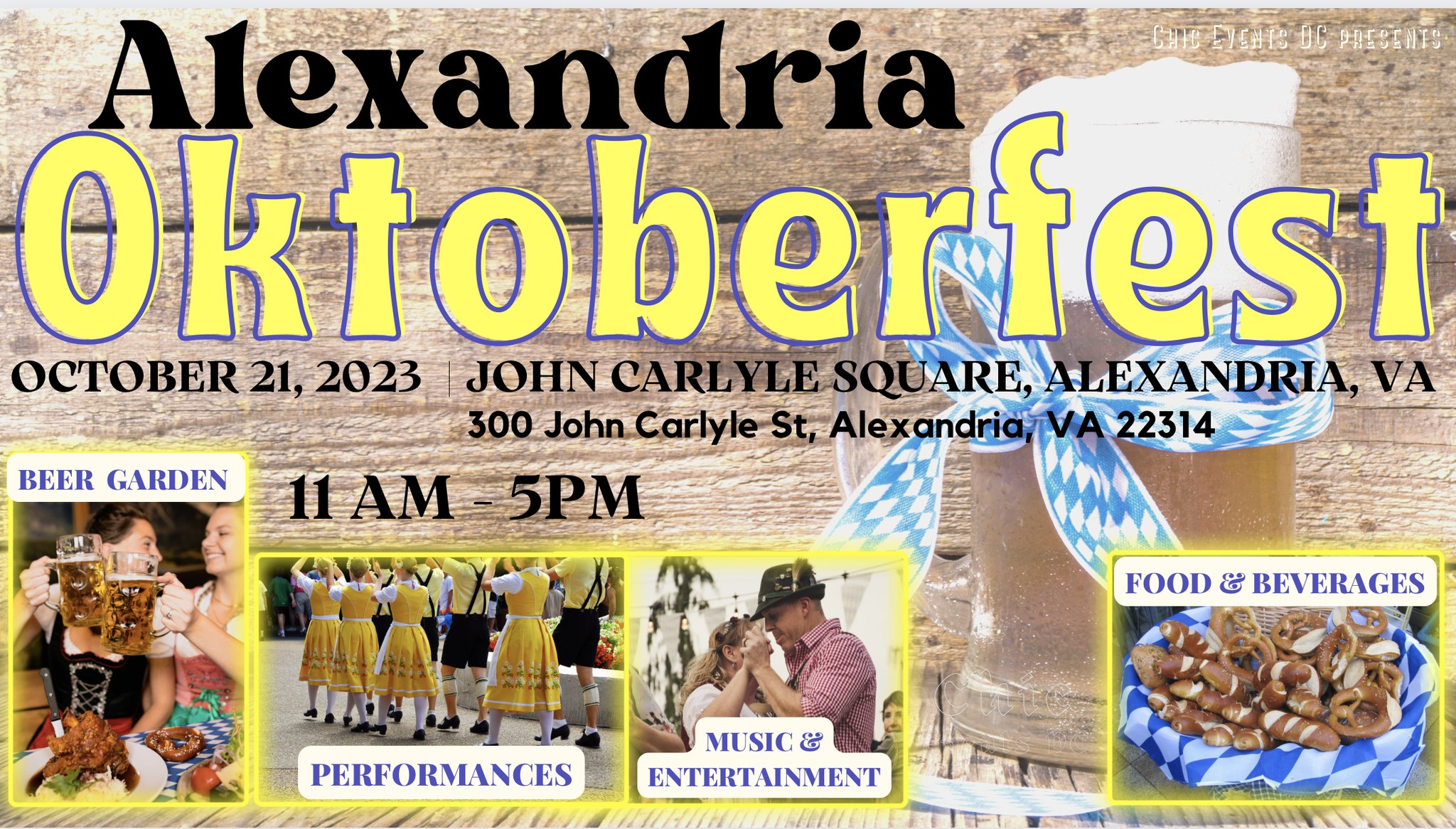Oktoberfest @ John Carlyle Square in Alexandria, VA