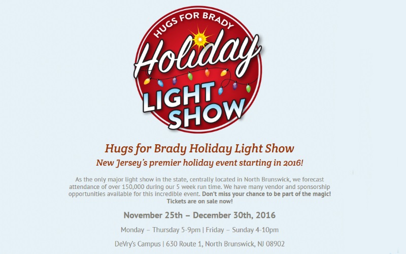 Hugs for Brady Holiday Light Show