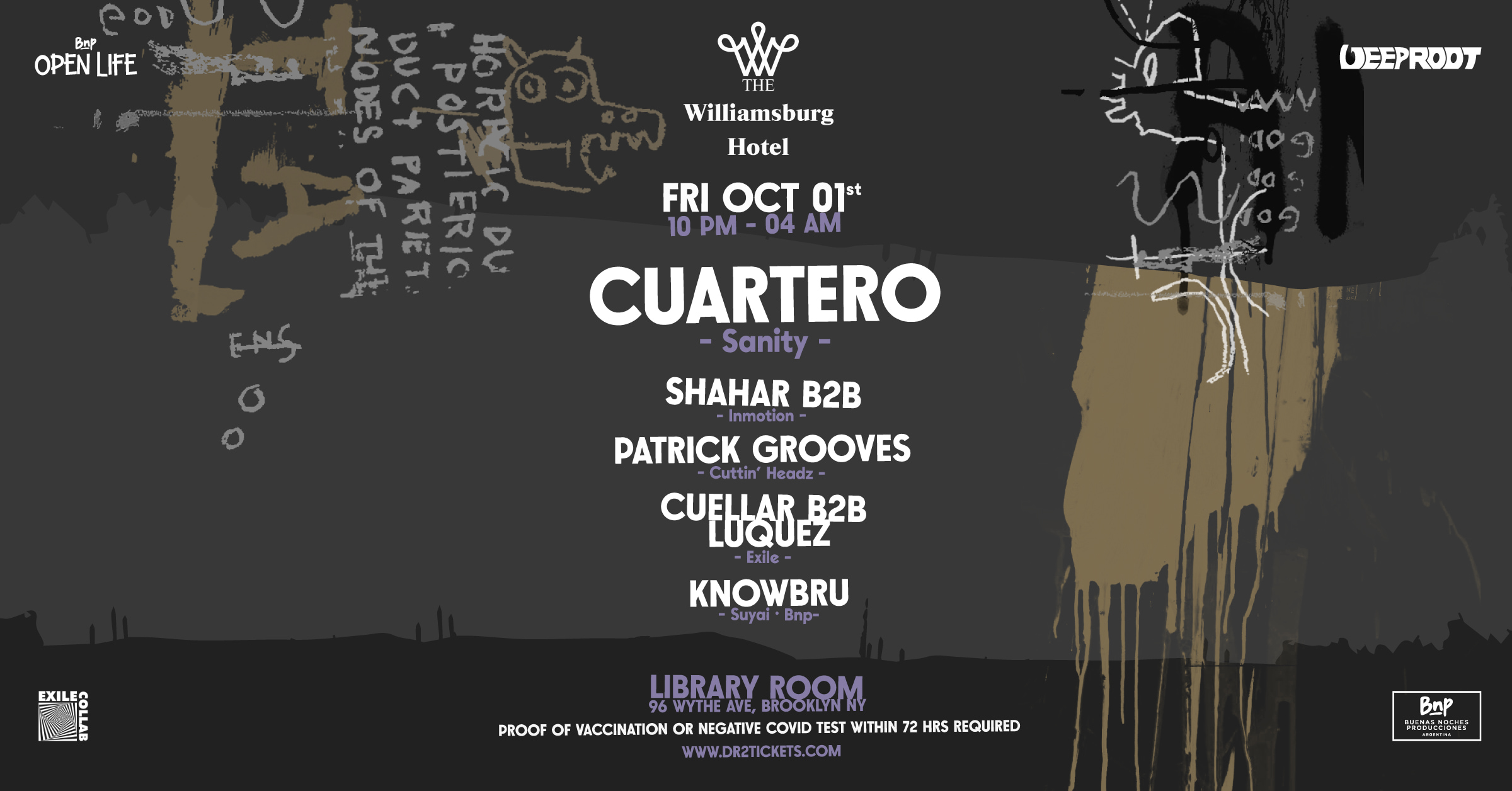 Deep Root x Open Life Present Cuartero in The Williamsburg Hotel's Library Room