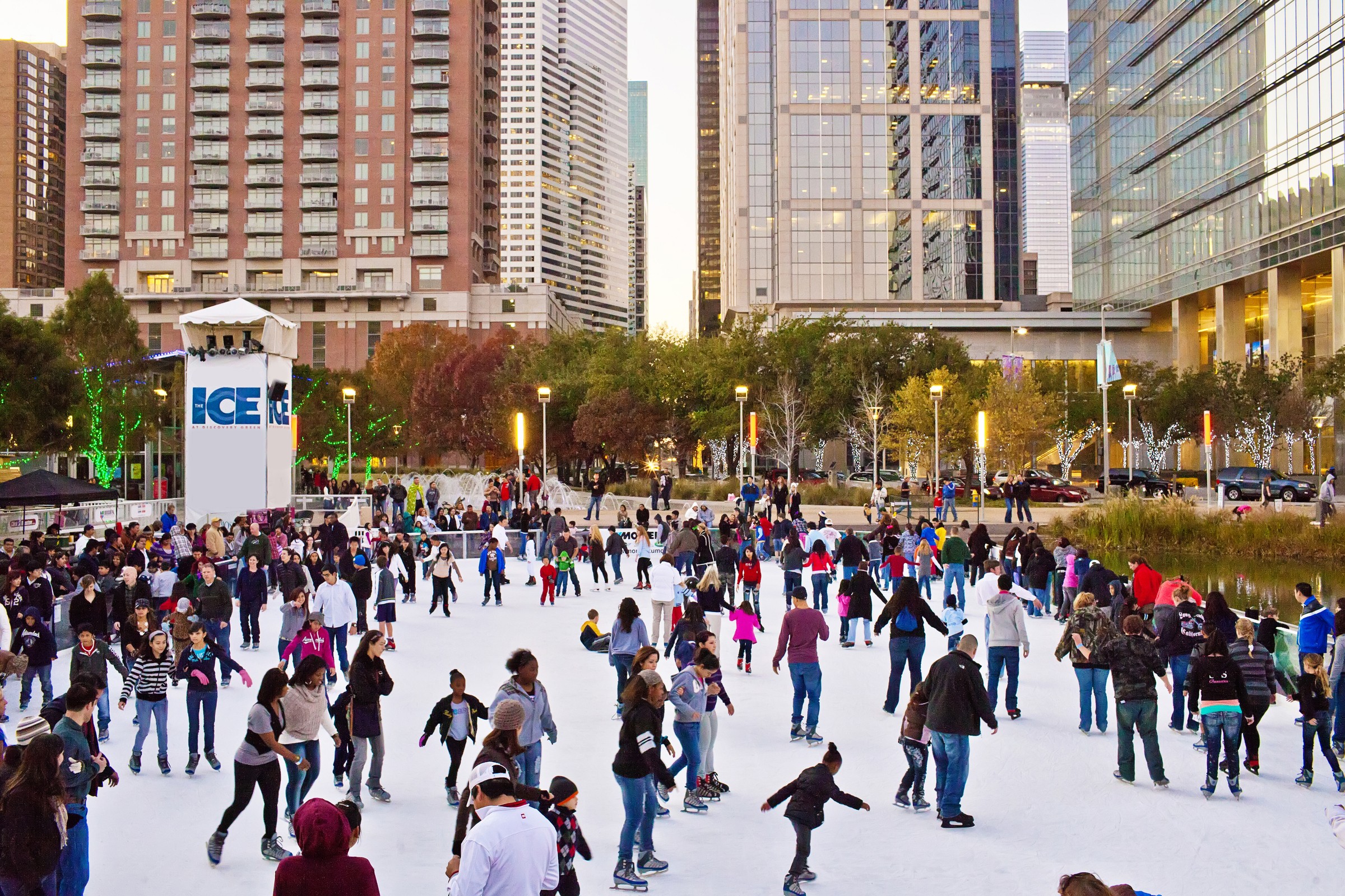Escape The Ordinary: Glide Into Winter Magic At Discovery Green Ice Skating