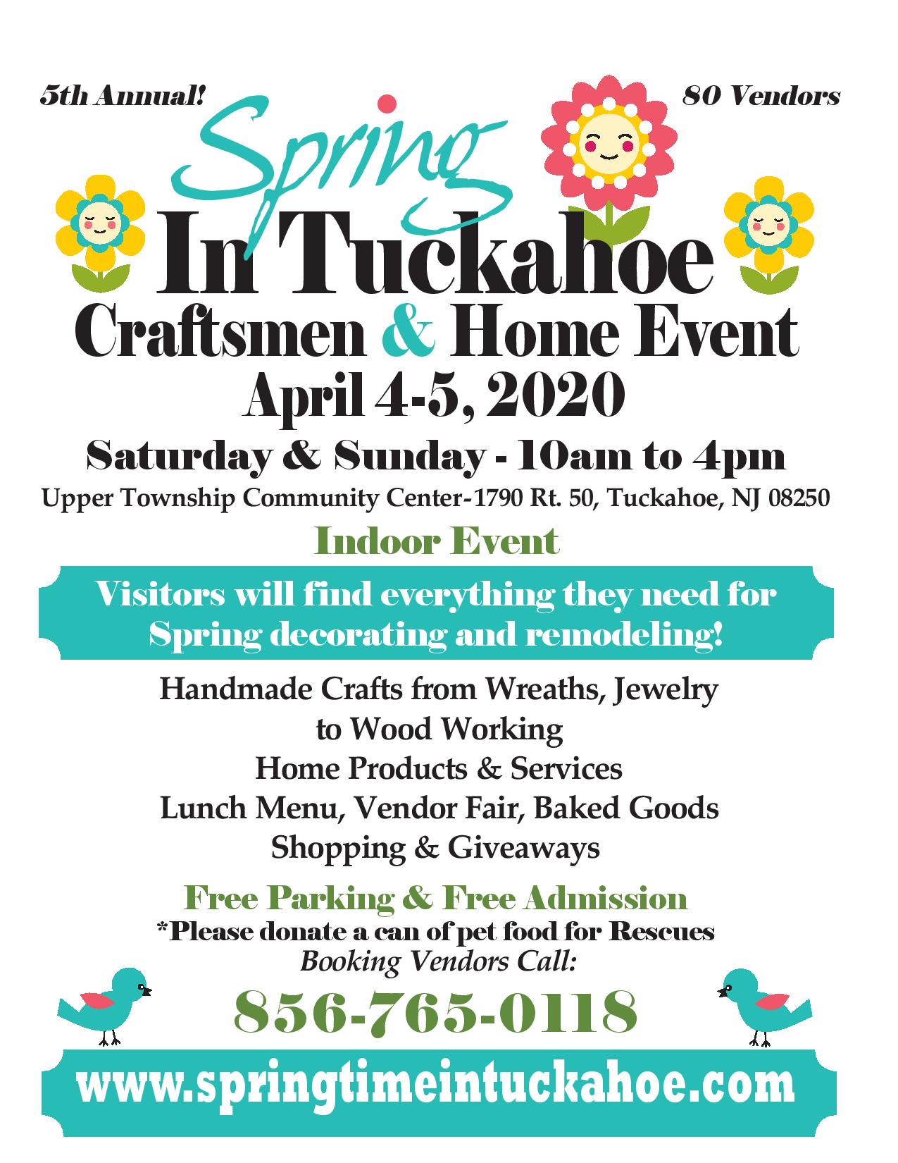 Spring In Tuckahoe Craftsmen & Home Event Spring In Tuckahoe Craftsmen & Home Event