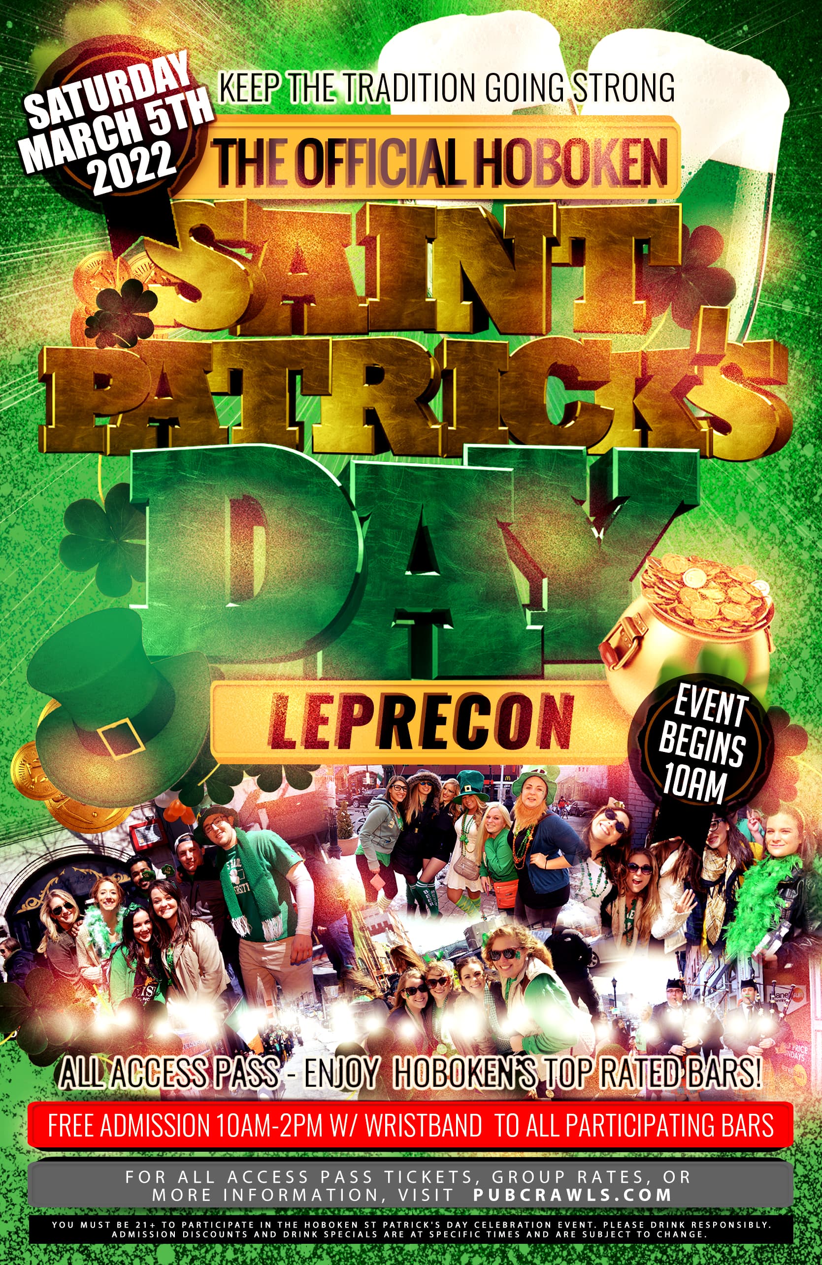 Hoboken St Patricks Day Pub Crawl
