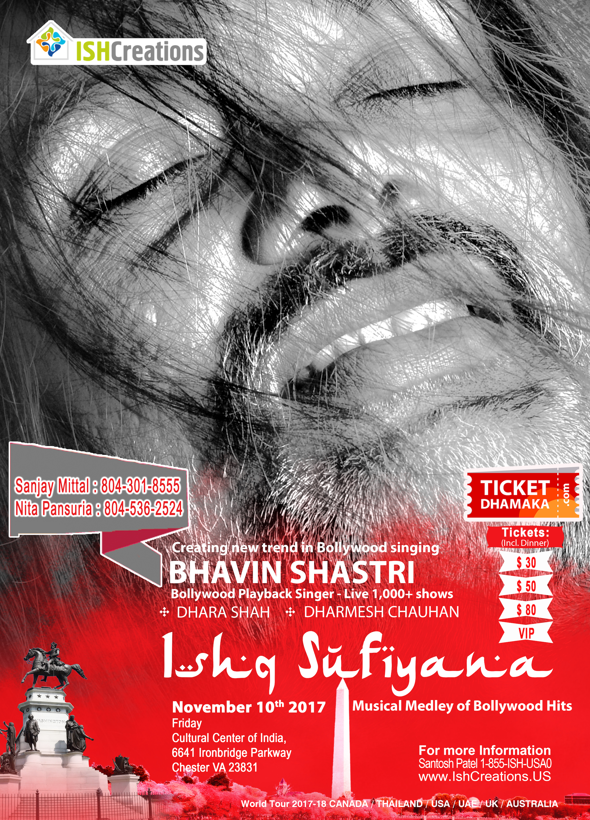 Bhavin Shastri
bollywood Playback Singer-Live
Ishq Sufiyana
Musical Medley of Bollywood Hits