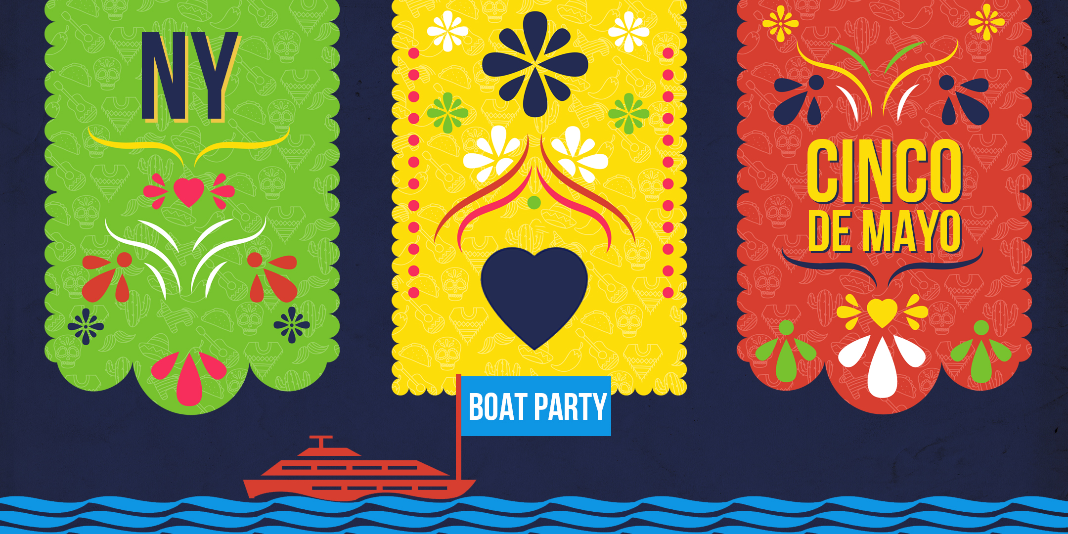 Cinco De Mayo Party NYC | Saturday Night Yacht Cruise