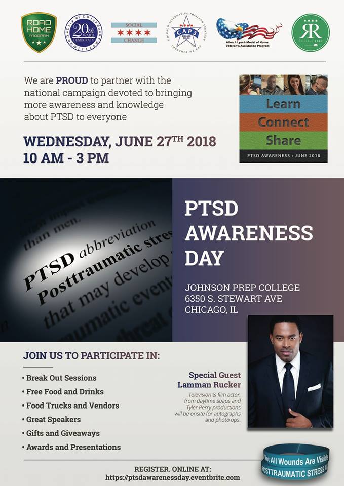 NATIONAL PTSD AWARENESS DAY CHICAGO NATIONAL PTSD AWARENESS DAY CHICAGO
