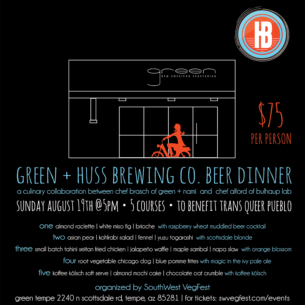 Green and Huss Brewing Co. Beer Dinner