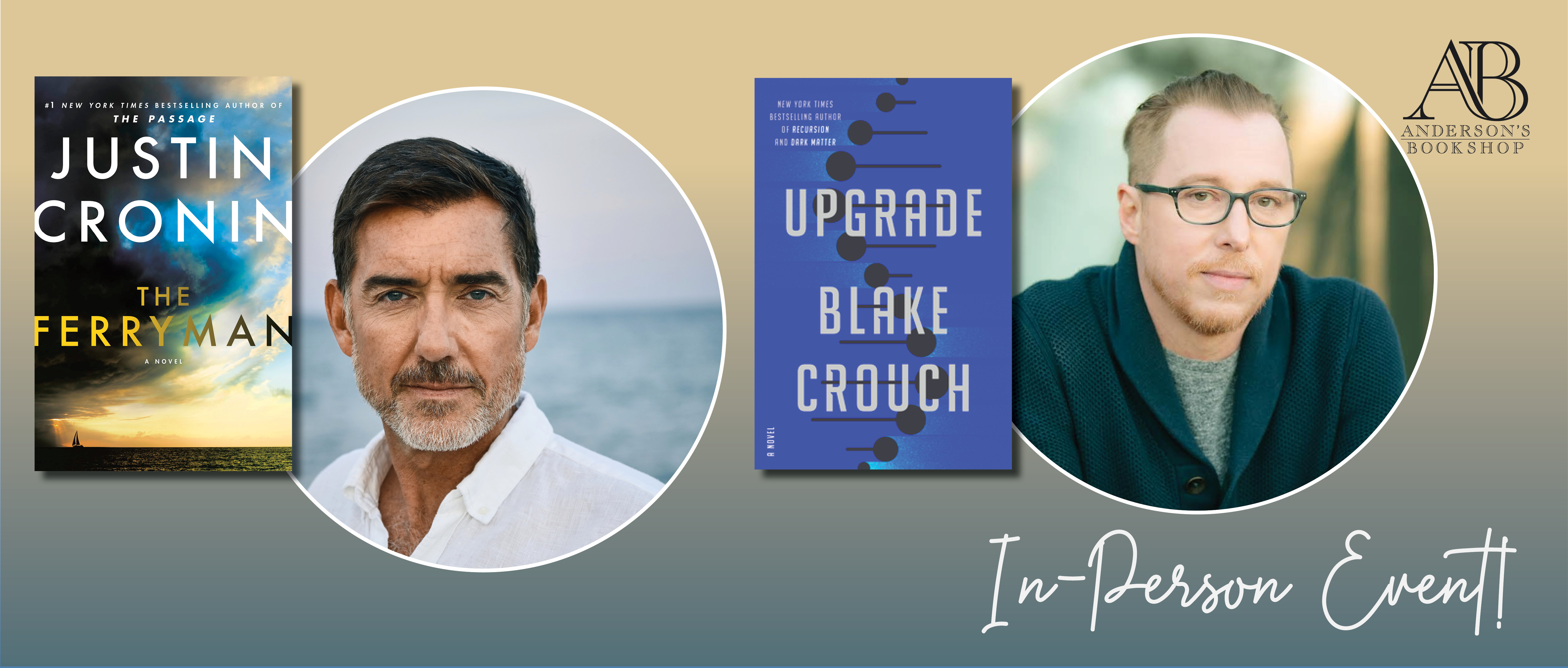Author Event with Justin Cronin and Blake Crouch
