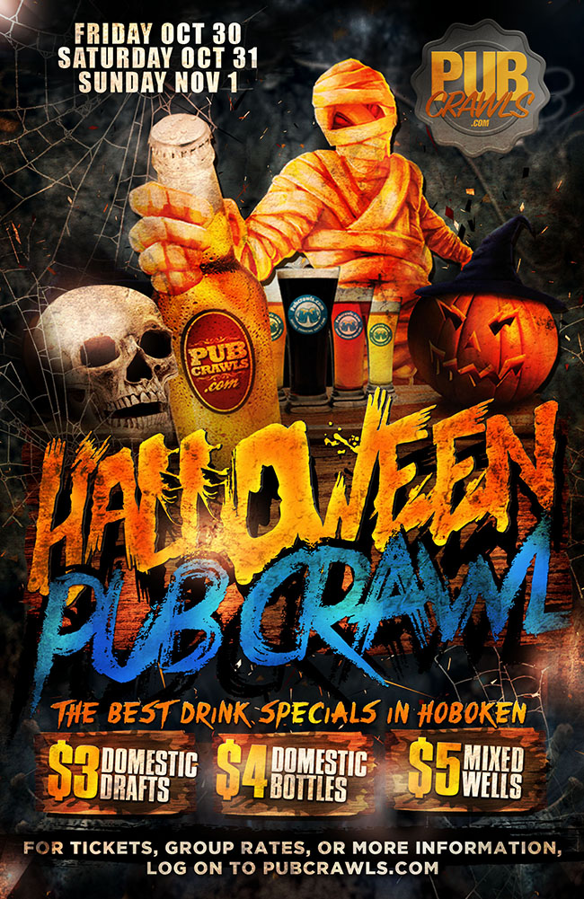 hoboken halloween 2020 Hoboken Halloweekend Bar Crawl 2020 Eventcombo hoboken halloween 2020