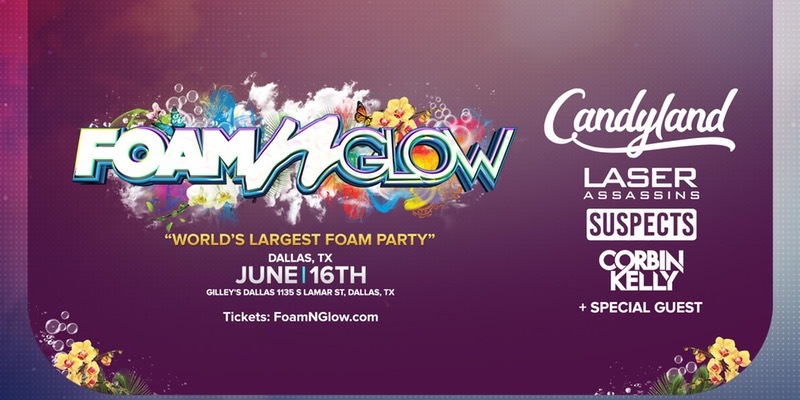 Foam N' Glow Dallas, TX "World's Largest Foam Party"