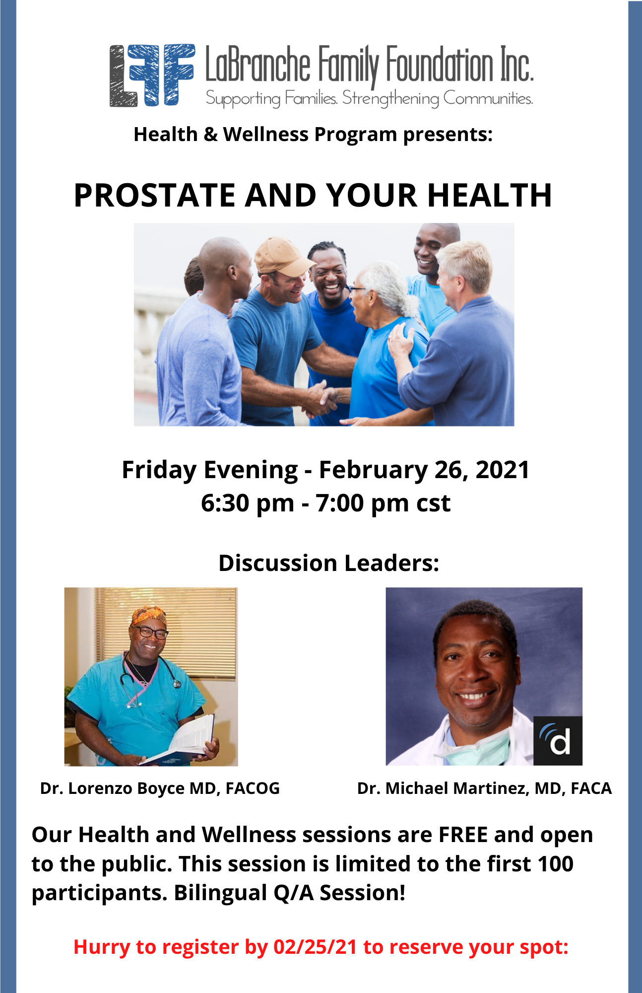 PROSTATE CANCER AND YOUR HEALTH