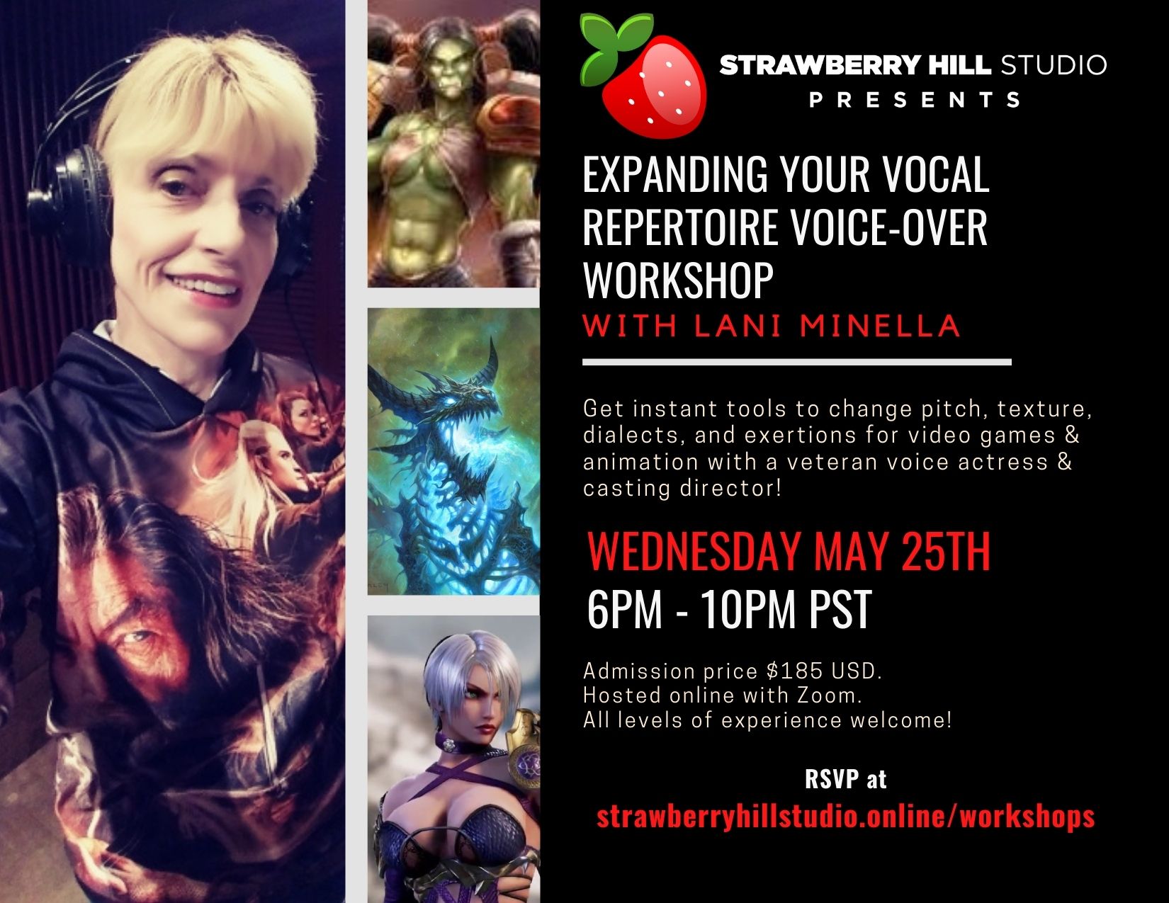 Expanding Your Vocal Repertoire Voice-Over Workshop w/ Lani Minella