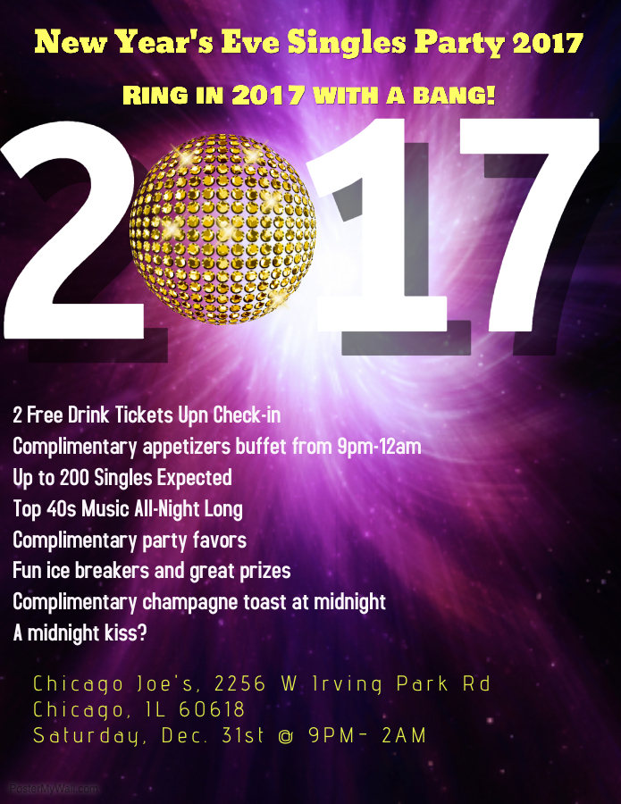 Chicago's Largest New Year's Eve Singles Party 2017