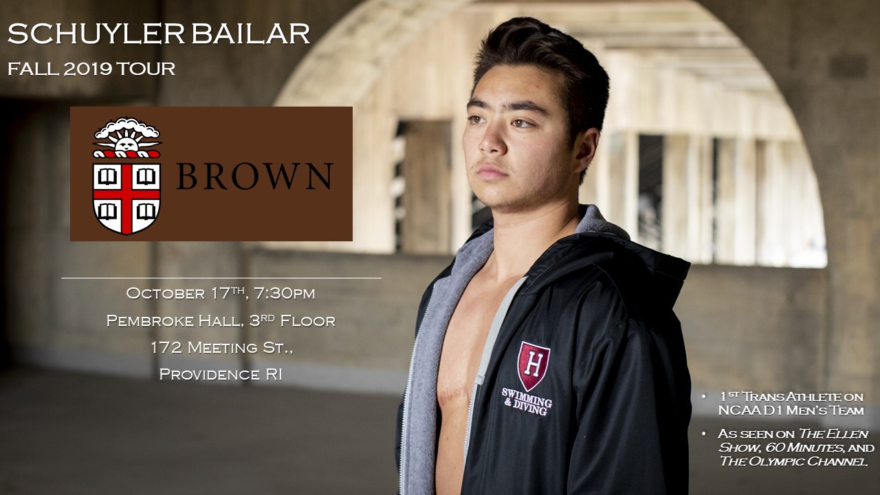 Schuyler Bailar Speaks at Brown