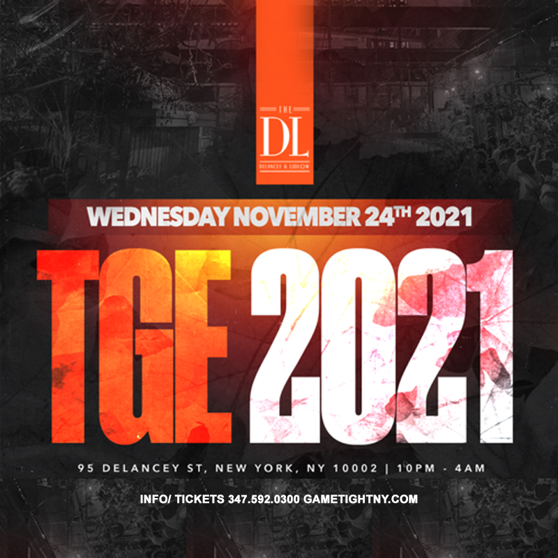 The DL Thanksgiving Eve General Admission 2021