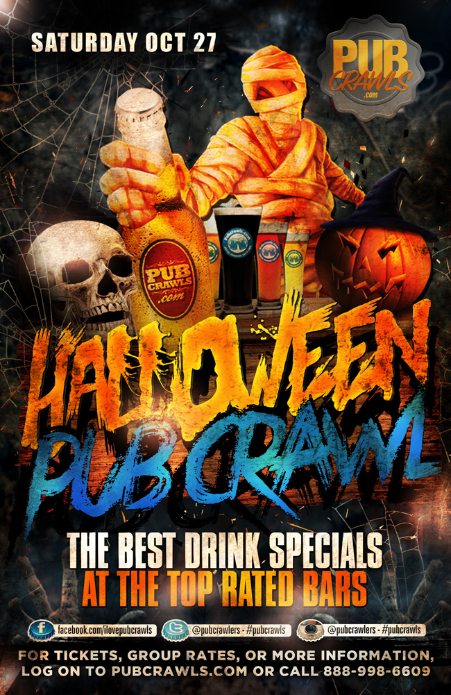 Halloween Bar Crawl Morristown