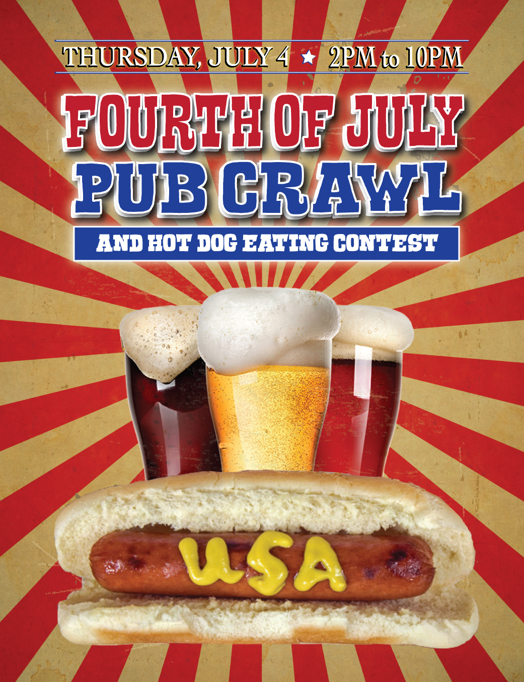 Fourth of July Pub Crawl - San Francisco