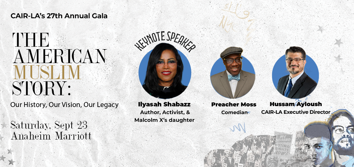Council on American-Islamic Relations created a new event. Follow the event here CAIR-LA 27th Annual Gala. <br/> <a href='https://www.eventcombo.com/e/cair-la-27th-annual-gala-68776' target='_blank'>View Event</a>