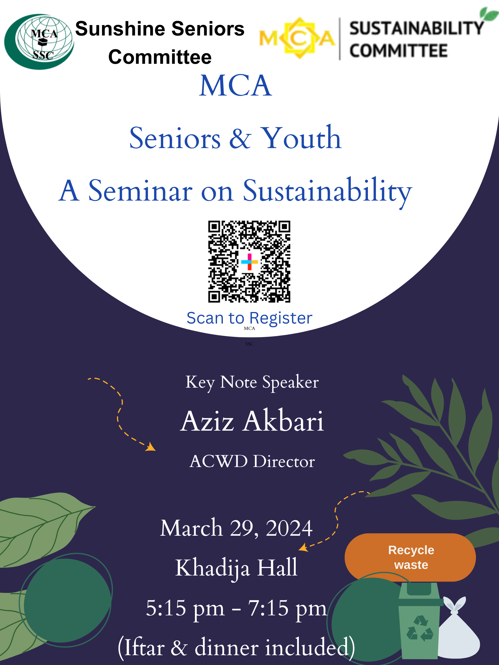 Seniors and Youth Seminar on Sustainability