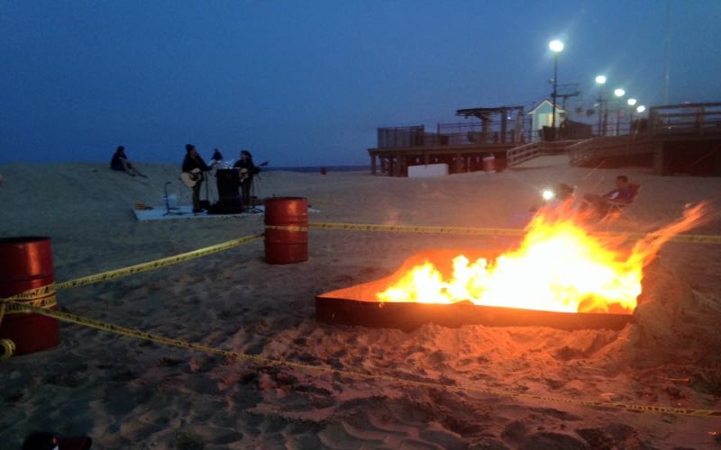 Bonfire On The Beach