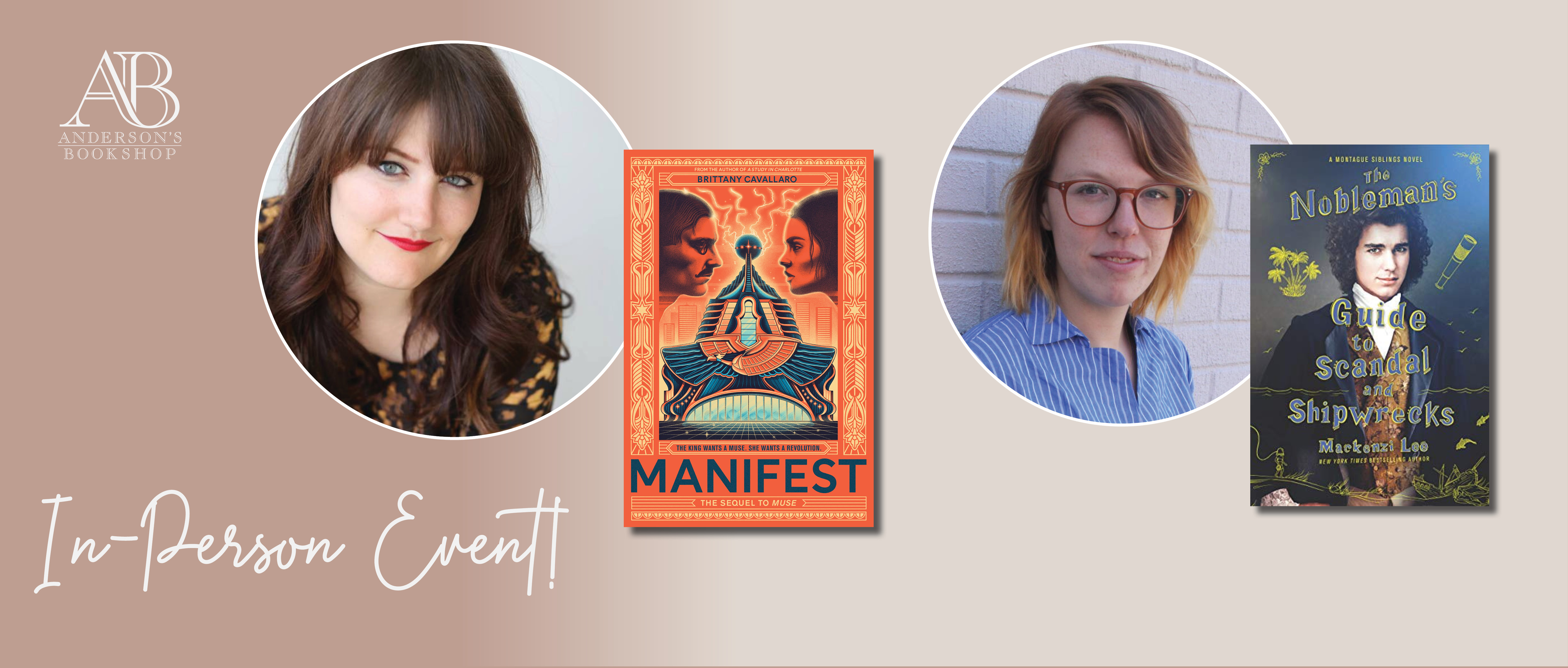 Author Event with Brittany Cavallaro & Mackenzi Lee Author Event with Brittany Cavallaro & Mackenzi Lee