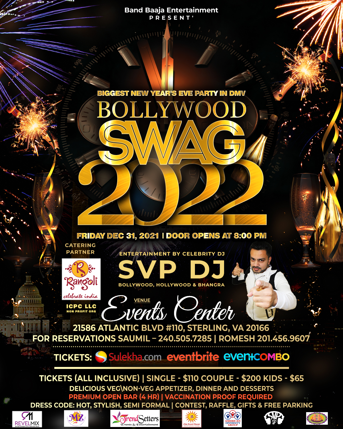 Bollywood Swag 2022 - Biggest New Year's Eve in DMV