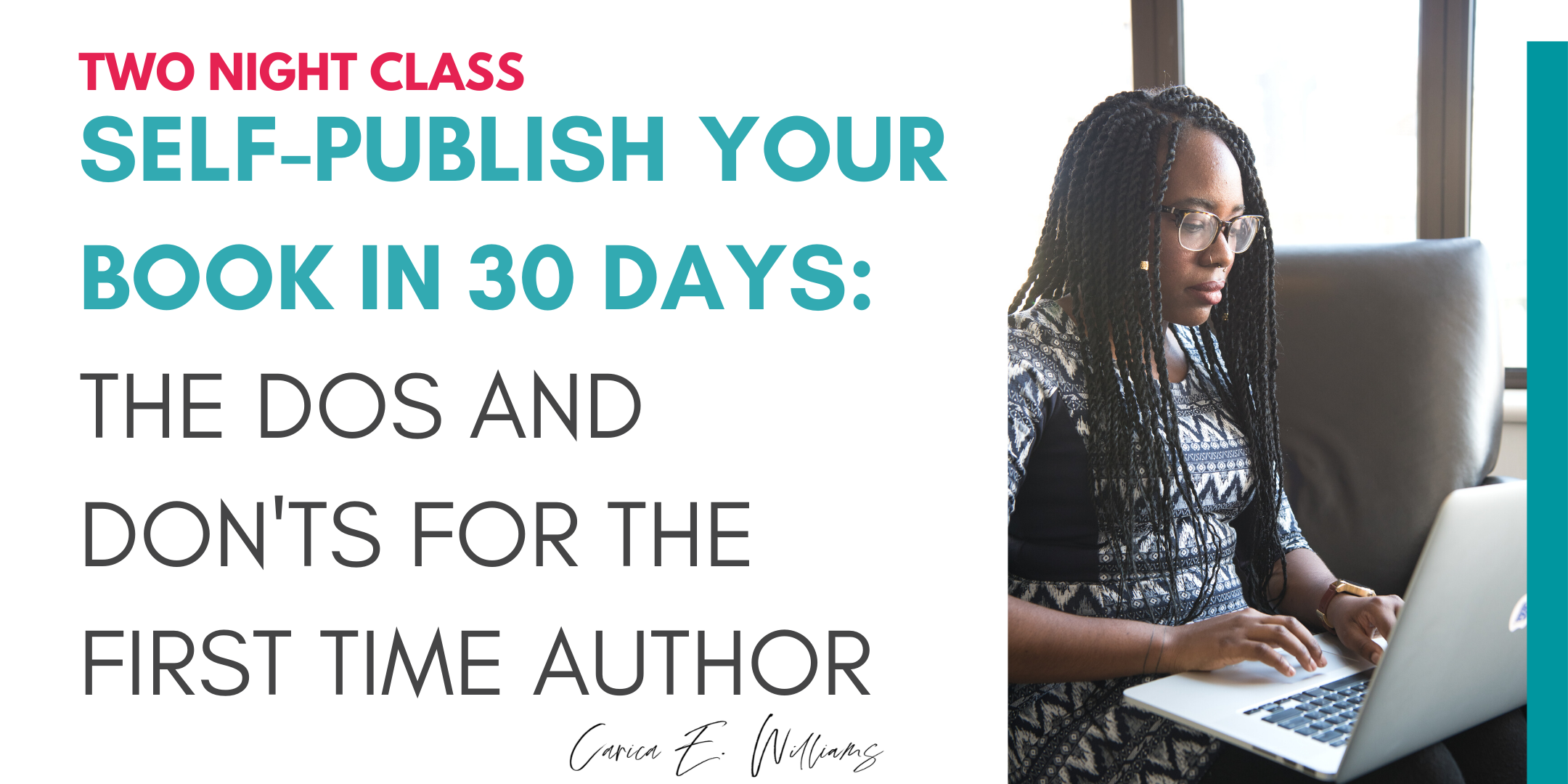 Self-Publish Your Event in 30 Days: The Dos and Don'ts for the 1st Time Author