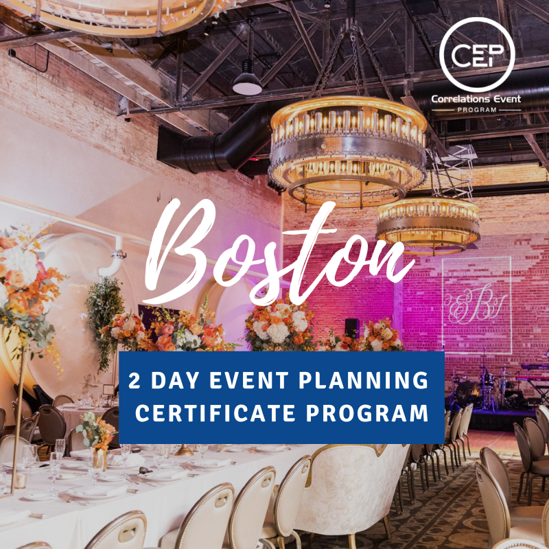 2-Day Boston Event Planning Certificate Program