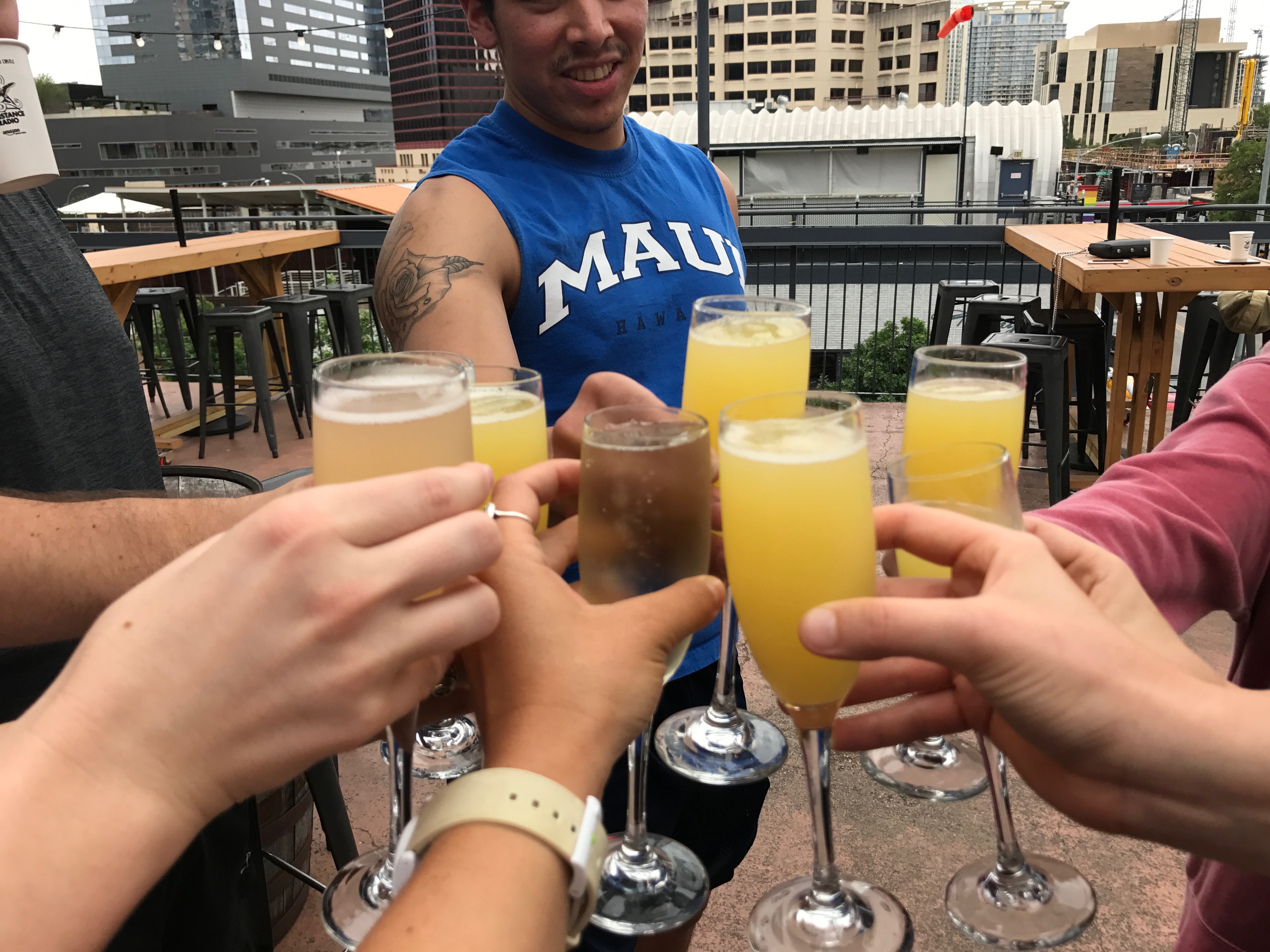 Rooftop Yoga & Mimosas