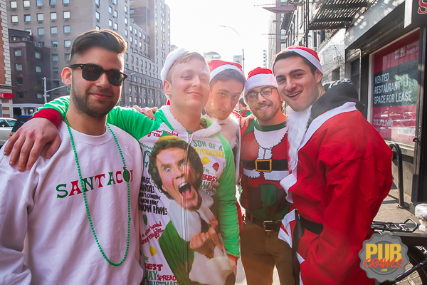 SantaCon Pub Crawl Santa Monica