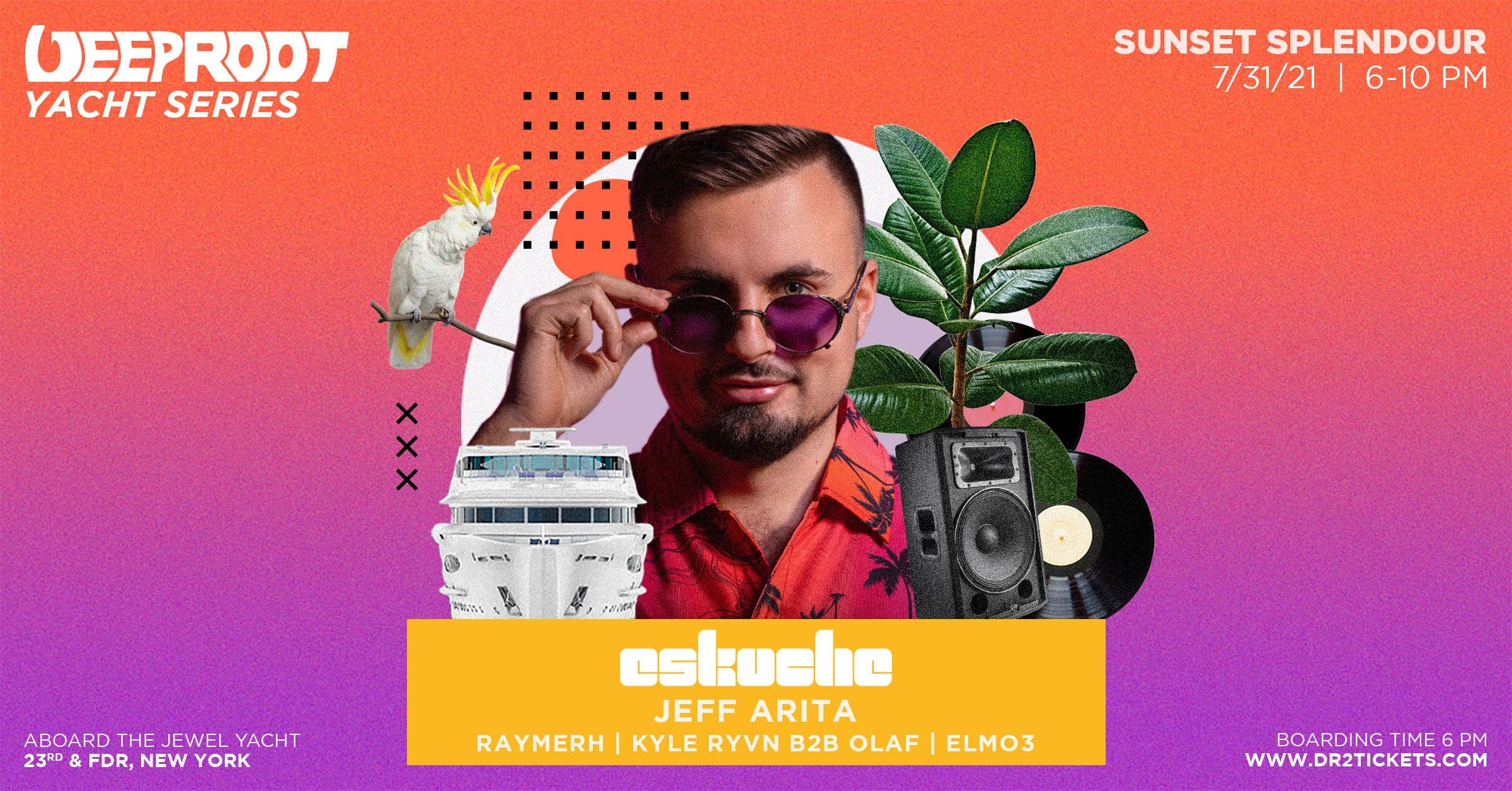 Deep Root Presents Sunset Splendour Yacht Party ft. Eskuche
